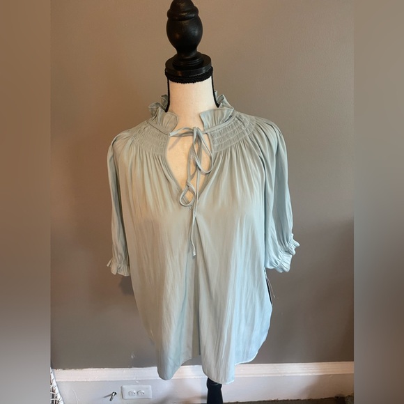 NWT Lola & Sophie Mint Color Blouse - Picture 4 of 9